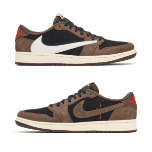 Travis Scott X Air Jordan 1 Low side